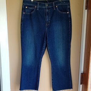 Gap Dark Blue Women's Denim Jeans Size 33/16 Short Raw Hem